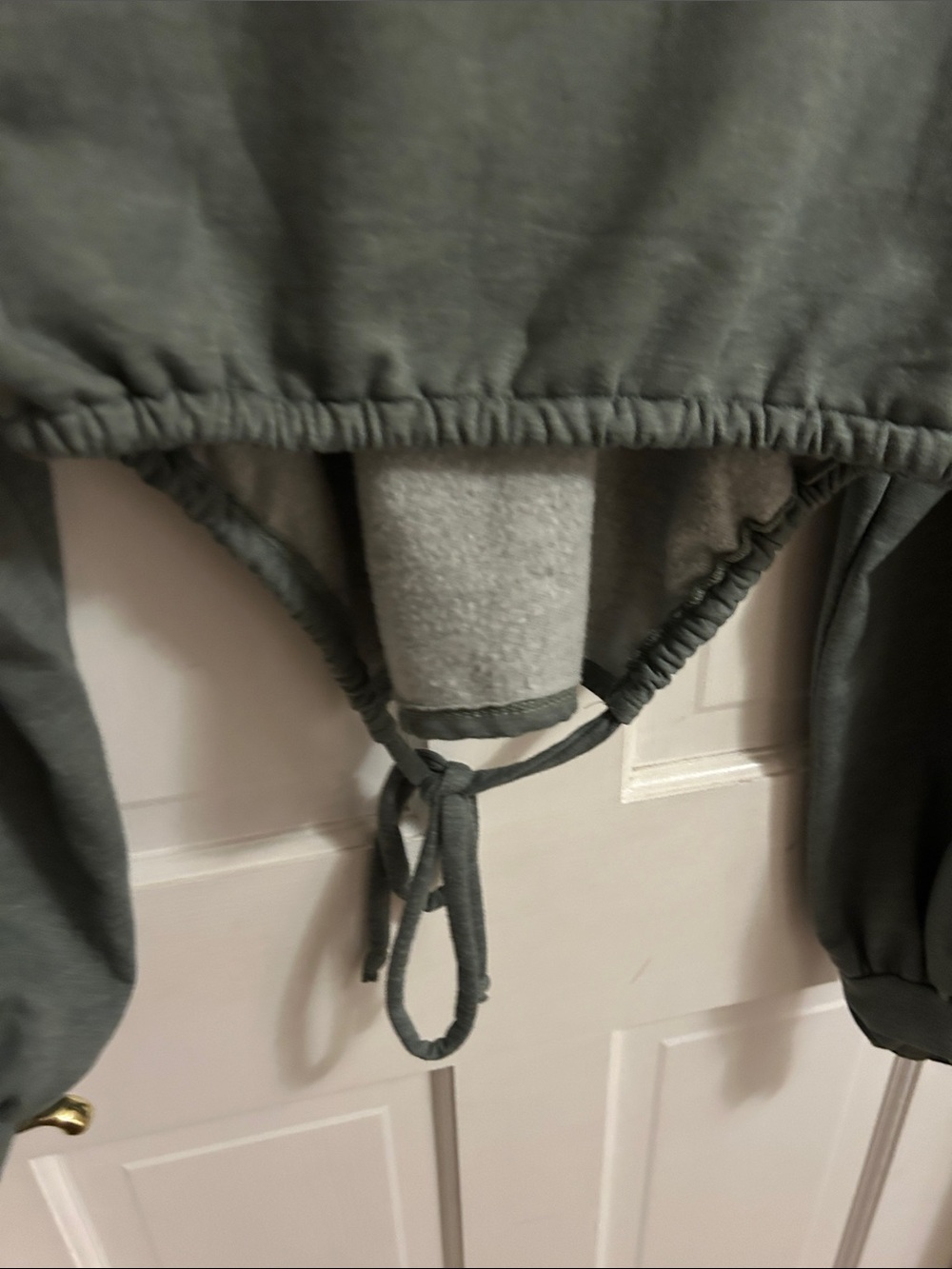 Cropped Drawstring Sweatshirt - Picture 6 of 8